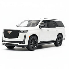 [MotorHelix] 1:18 Cadillac 2023 Escalade White Model Car Resin