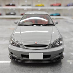 [MotorHelix] 1:18 Honda 1997 Civic Type R EK9 Gray Model Car Die-Cast