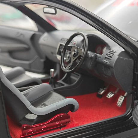 MotorHelix Honda 1997 Civic Type R EK9 Motul Black 1:18 – Modello da collezione pressofuso
