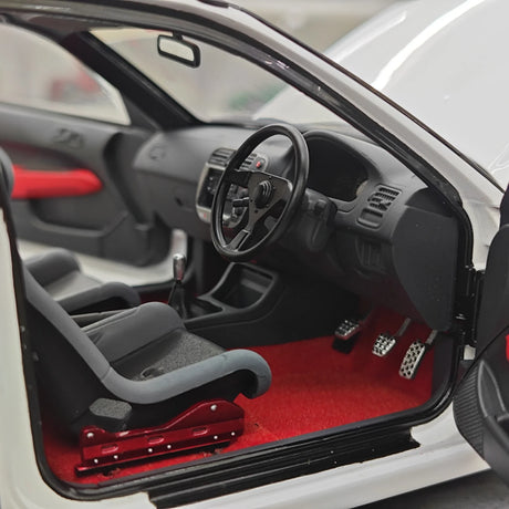 MotorHelix Honda 1997 Civic Type R EK9 Motul White 1:18 – Modello da collezione pressofuso