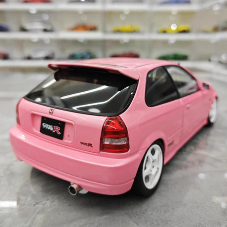 [MotorHelix] 1:18 Honda 1997 Civic Type R EK9 Pink Model Car Die-Cast