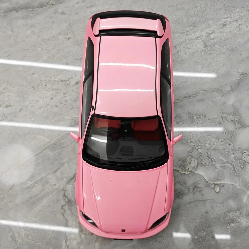 [MotorHelix] 1:18 Honda 1997 Civic Type R EK9 Pink Model Car Die-Cast