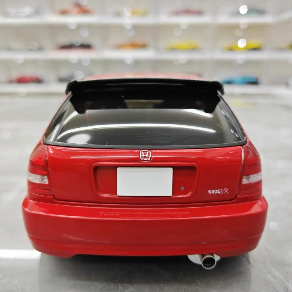 [MotorHelix] 1:18 Honda 1997 Civic Type R EK9 rouge & noir voiture miniature Die-Cast