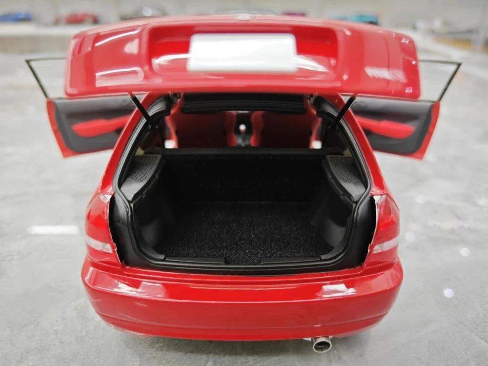 [MotorHelix] 1:18 Honda 1997 Civic Type R EK9 Red & Black Model Car Die-Cast