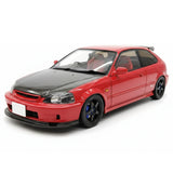[MotorHelix] 1:18 Honda 1997 Civic Type R EK9 Red & Black Model Car Die-Cast