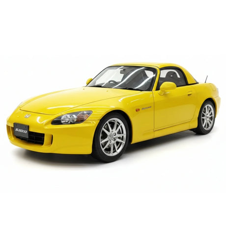 [MotorHelix] 1:18 Honda 2005 S2000 AP2 Yellow Model Car Die-Cast