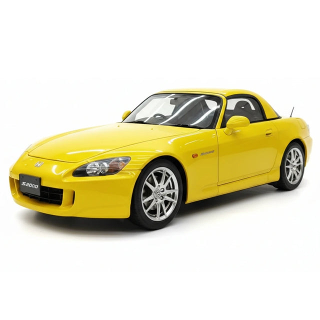 [MotorHelix] 1:18 Honda 2005 S2000 AP2 Yellow Model Car Die-Cast