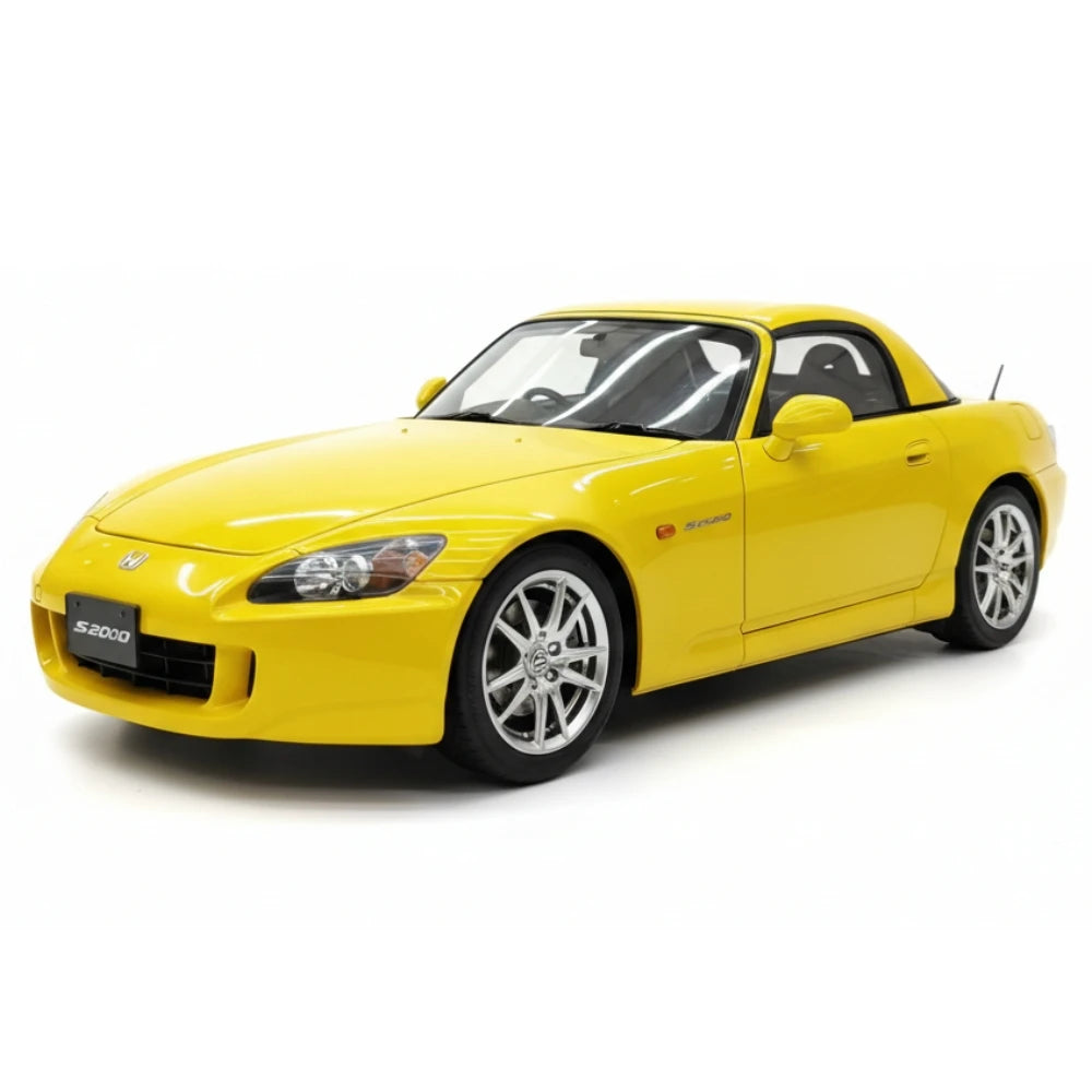 [MotorHelix] 1:18 Honda 2005 S2000 AP2 Yellow Model Car Die-Cast