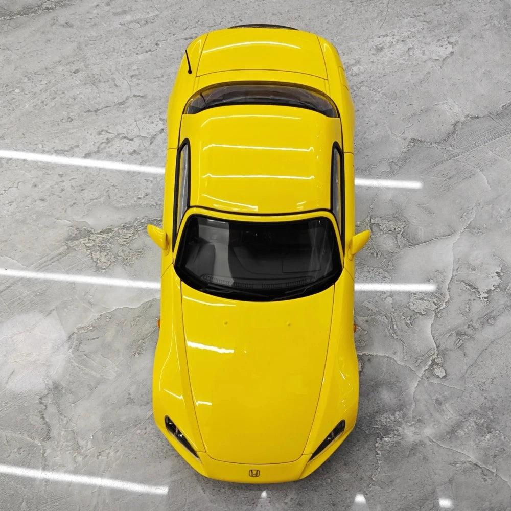 [MotorHelix] 1:18 Honda 2005 S2000 AP2 Yellow Model Car Die-Cast