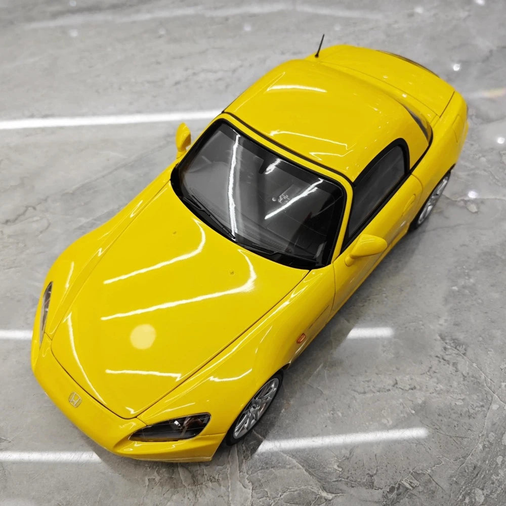 [MotorHelix] 1:18 Honda 2005 S2000 AP2 Yellow Model Car Die-Cast