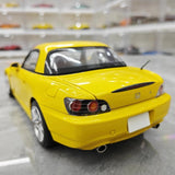 [MotorHelix] 1:18 Honda 2005 S2000 AP2 Yellow Model Car Die-Cast