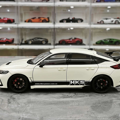MotorHelix Honda 2022 Civic Type R FL5 Campionato Bianco 1:18 – Modello Pressofuso da collezione