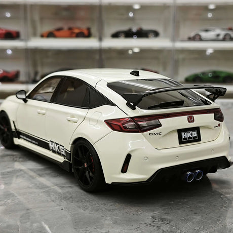 MotorHelix Honda 2022 Civic Type R FL5 Campionato Bianco 1:18 – Modello Pressofuso da collezione
