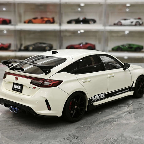 MotorHelix Honda 2022 Civic Type R FL5 Campionato Bianco 1:18 – Modello Pressofuso da collezione