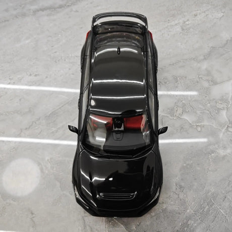 [MotorHelix] 1:18 Honda 2023 Civic Type R Black Model Car Die-Cast