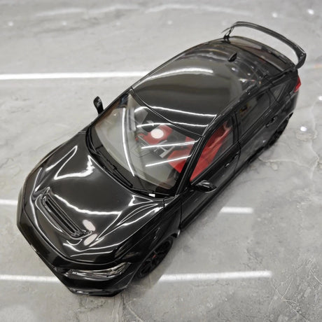 [MotorHelix] 1:18 Honda 2023 Civic Type R Black Model Car Die-Cast