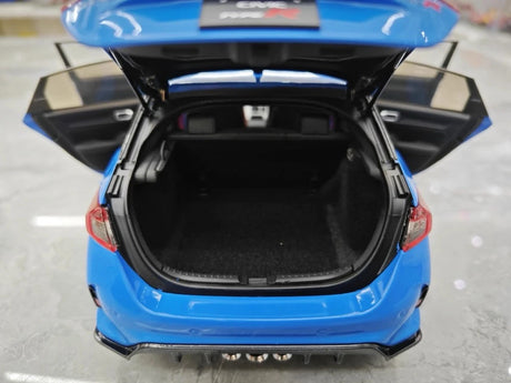[MotorHelix] 1:18 Honda 2023 Civic Type R Blue Model Car Die-Cast