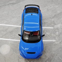 [MotorHelix] 1:18 Honda 2023 Civic Type R Blue Model Car Die-Cast