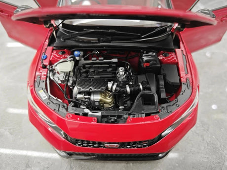 [MotorHelix] 1:18 Honda 2023 Civic Type R Red Model Car Die-Cast