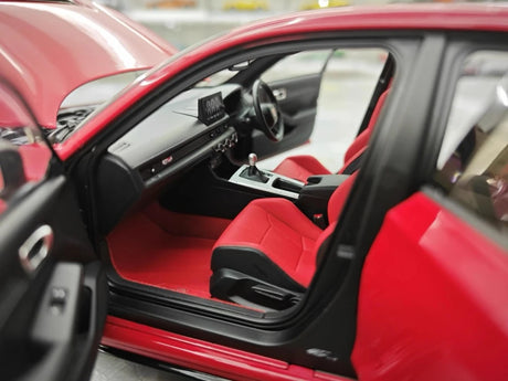 [MotorHelix] 1:18 Honda 2023 Civic Type R Red Model Car Die-Cast