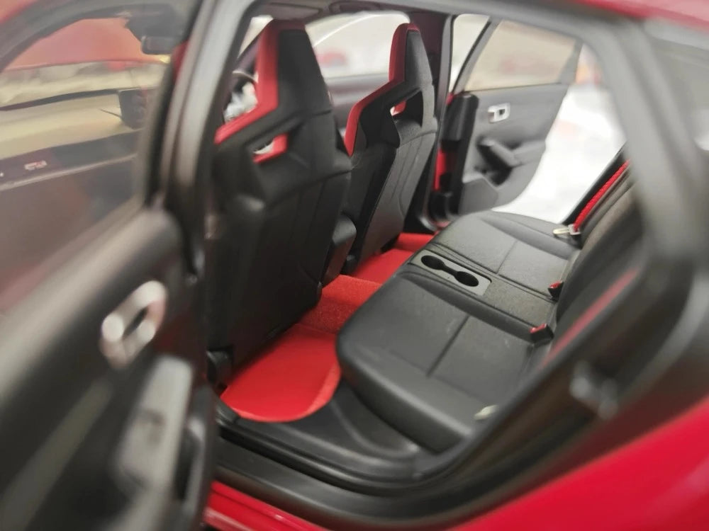 [MotorHelix] 1:18 Honda 2023 Civic Type R Red Model Car Die-Cast
