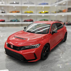 [MotorHelix] 1:18 Honda 2023 Civic Type R Red Model Car Die-Cast