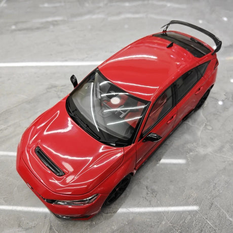 [MotorHelix] 1:18 Honda 2023 Civic Type R Red Model Car Die-Cast