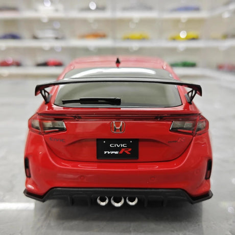 [MotorHelix] 1:18 Honda 2023 Civic Type R Red Model Car Die-Cast
