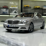 MotorHelix Mercedes-Benz 2006 S-Class S600L W221 Silver 1:18 – Keräilyesineitä valuvalumalleja