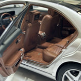 MotorHelix Mercedes-Benz 2006 S-Class S600L W221 Silver 1:18 – Keräilyesineitä valuvalumalleja