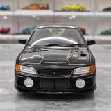 [MotorHelix] 1:18 Mitsubishi 1997 Lancer Evolution IV Black Model Car Die-Cast