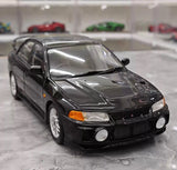 [MotorHelix] 1:18 Mitsubishi 1997 Lancer Evolution IV Black Model Car Die-Cast