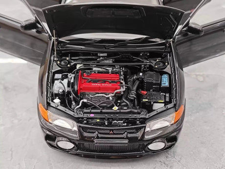 [MotorHelix] 1:18 Mitsubishi 1997 Lancer Evolution IV Black Model Car Die-Cast