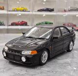 [MotorHelix] 1:18 Mitsubishi 1997 Lancer Evolution IV Black Model Car Die-Cast