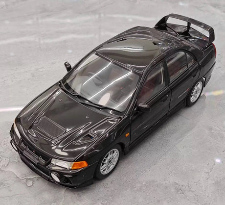 [MotorHelix] 1:18 Mitsubishi 1997 Lancer Evolution IV Black Model Car Die-Cast