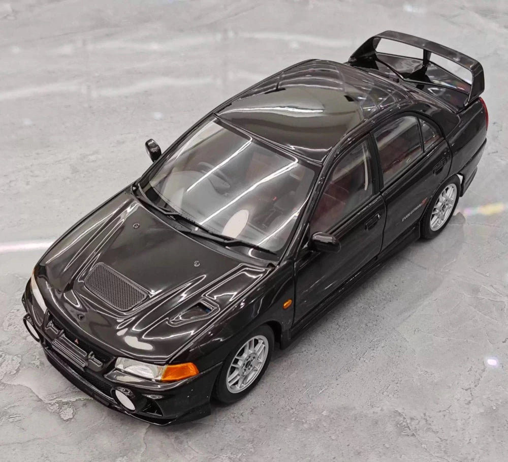 [MotorHelix] 1:18 Mitsubishi 1997 Lancer Evolution IV Black Model Car Die-Cast