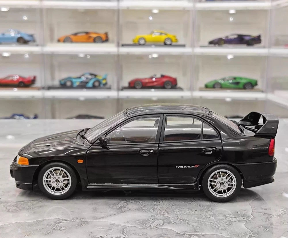 [MotorHelix] 1:18 Mitsubishi 1997 Lancer Evolution IV Black Model Car Die-Cast
