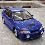 [MotorHelix] 1:18 Mitsubishi 1997 Lancer Evolution IV Blue Model Car Die-Cast