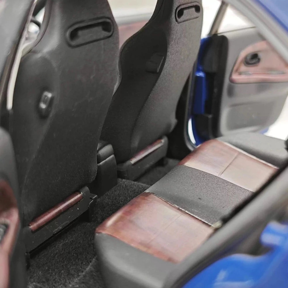 [MotorHelix] 1:18 Mitsubishi 1997 Lancer Evolution IV Blue Model Car Die-Cast