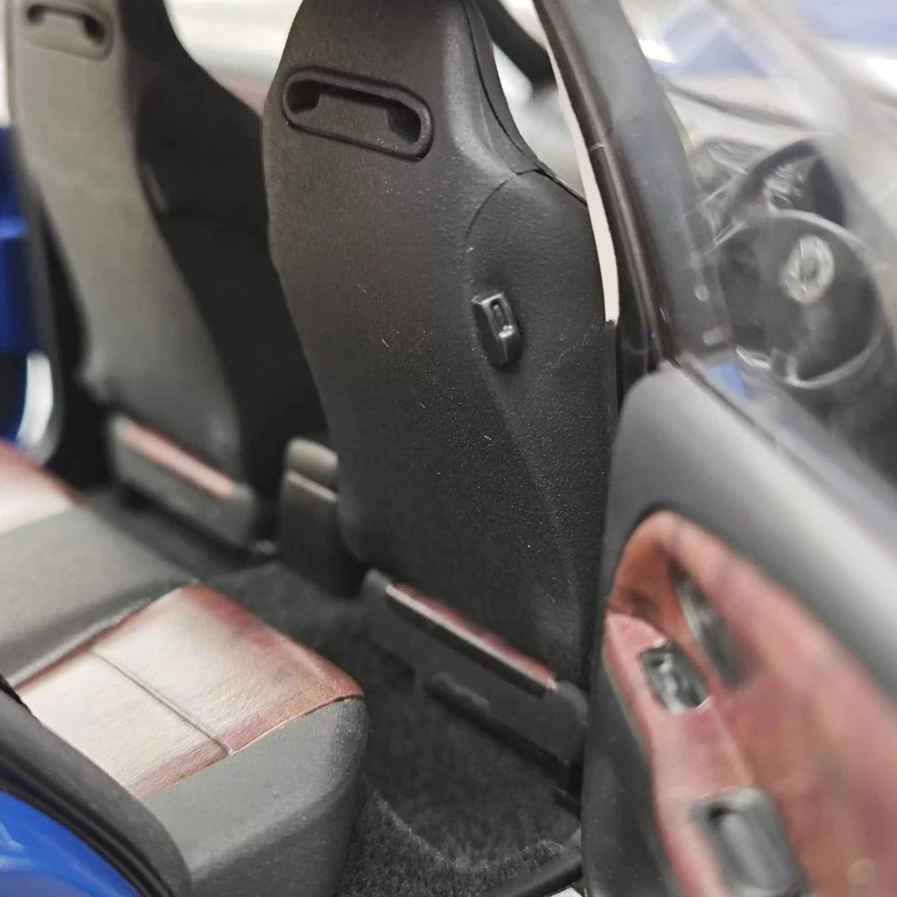 [MotorHelix] 1:18 Mitsubishi 1997 Lancer Evolution IV Blue Model Car Die-Cast