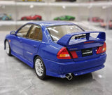 [MotorHelix] 1:18 Mitsubishi 1997 Lancer Evolution IV Blue Model Car Die-Cast