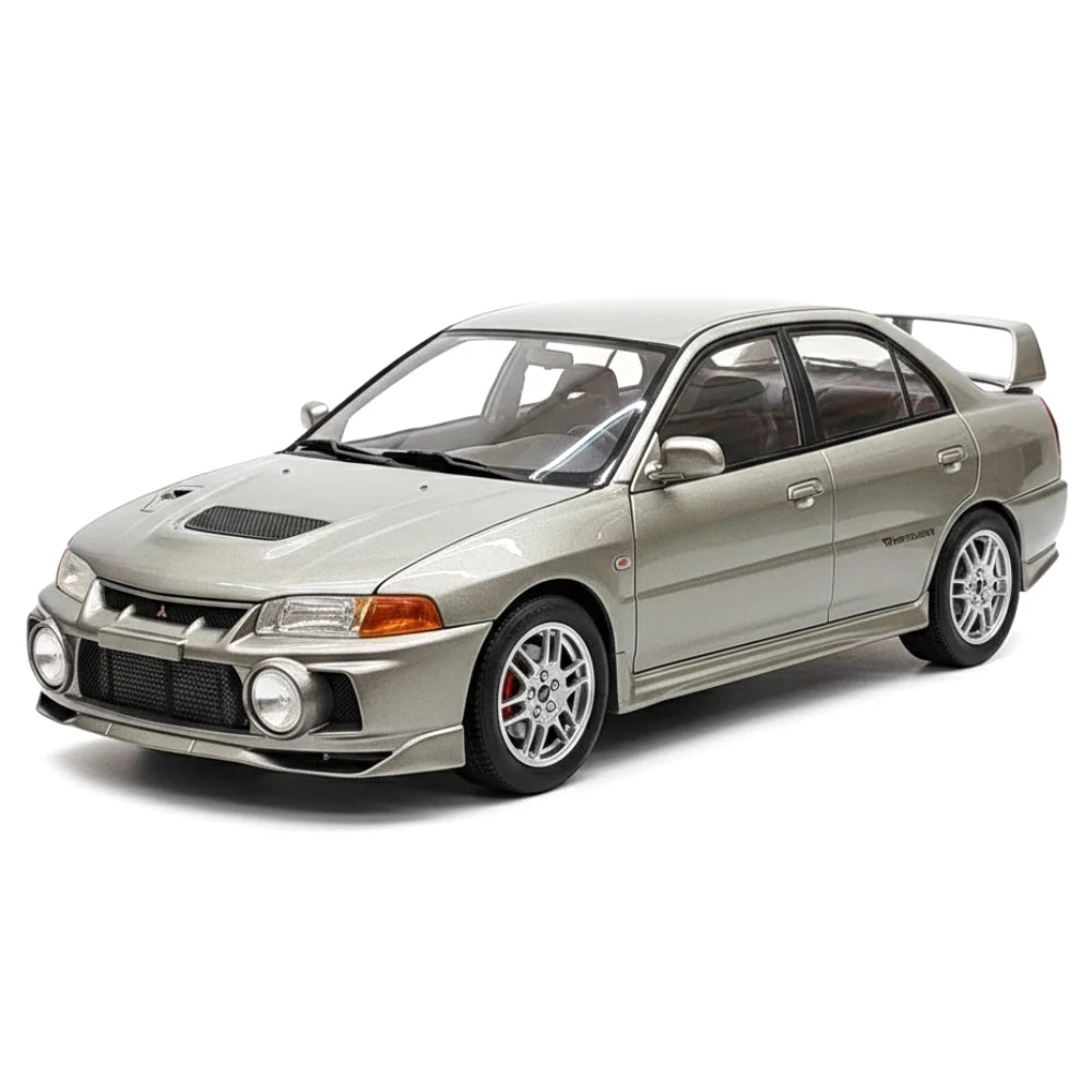 [MotorHelix] 1:18 Mitsubishi 1997 Lancer Evolution IV Gray Model Car Die-Cast