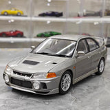 [MotorHelix] 1:18 Mitsubishi 1997 Lancer Evolution IV gris voiture miniature Die-Cast