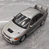 [MotorHelix] 1:18 Mitsubishi 1997 Lancer Evolution IV gris voiture miniature Die-Cast