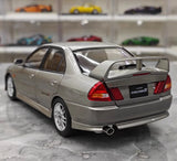 [MotorHelix] 1:18 Mitsubishi 1997 Lancer Evolution IV gris voiture miniature Die-Cast