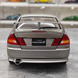 [MotorHelix] 1:18 Mitsubishi 1997 Lancer Evolution IV gris voiture miniature Die-Cast