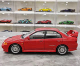 [MotorHelix] 1:18 Mitsubishi 1997 Lancer Evolution IV rouge voiture miniature Die-Cast