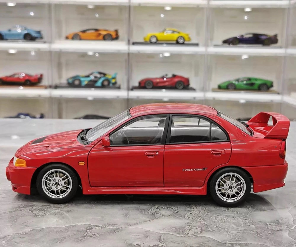 [MotorHelix] 1:18 Mitsubishi 1997 Lancer Evolution IV Red Model Car Die-Cast