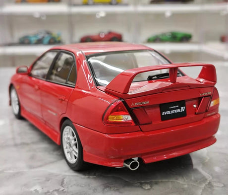 [MotorHelix] 1:18 Mitsubishi 1997 Lancer Evolution IV Red Model Car Die-Cast