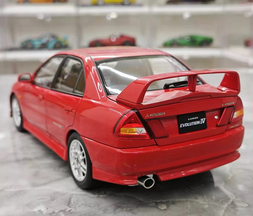 [MotorHelix] 1:18 Mitsubishi 1997 Lancer Evolution IV Red Model Car Die-Cast